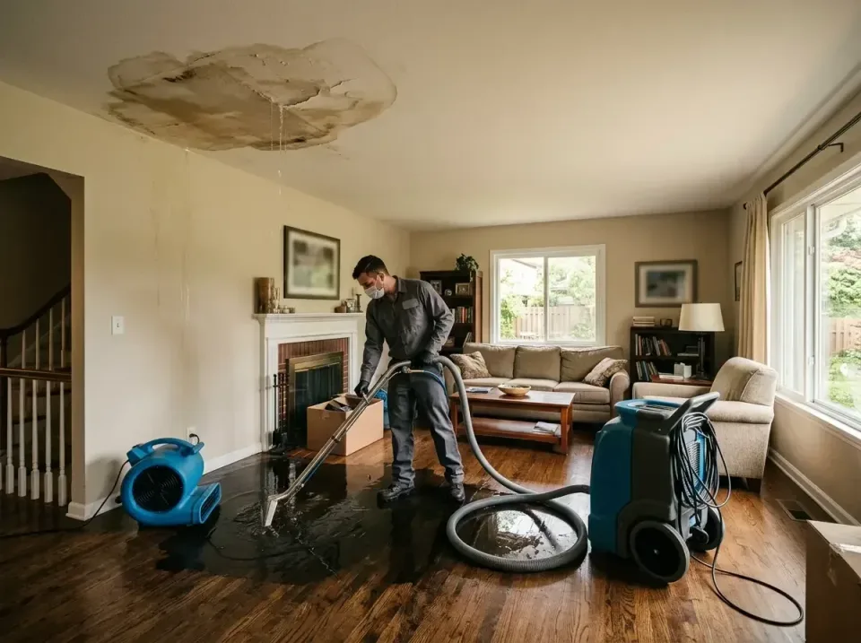 attic-pipe-burst-ceiling-drip-008 — frequently asked questions, Water Damage Restoration & Carpet Care in Silver Lake, OH
